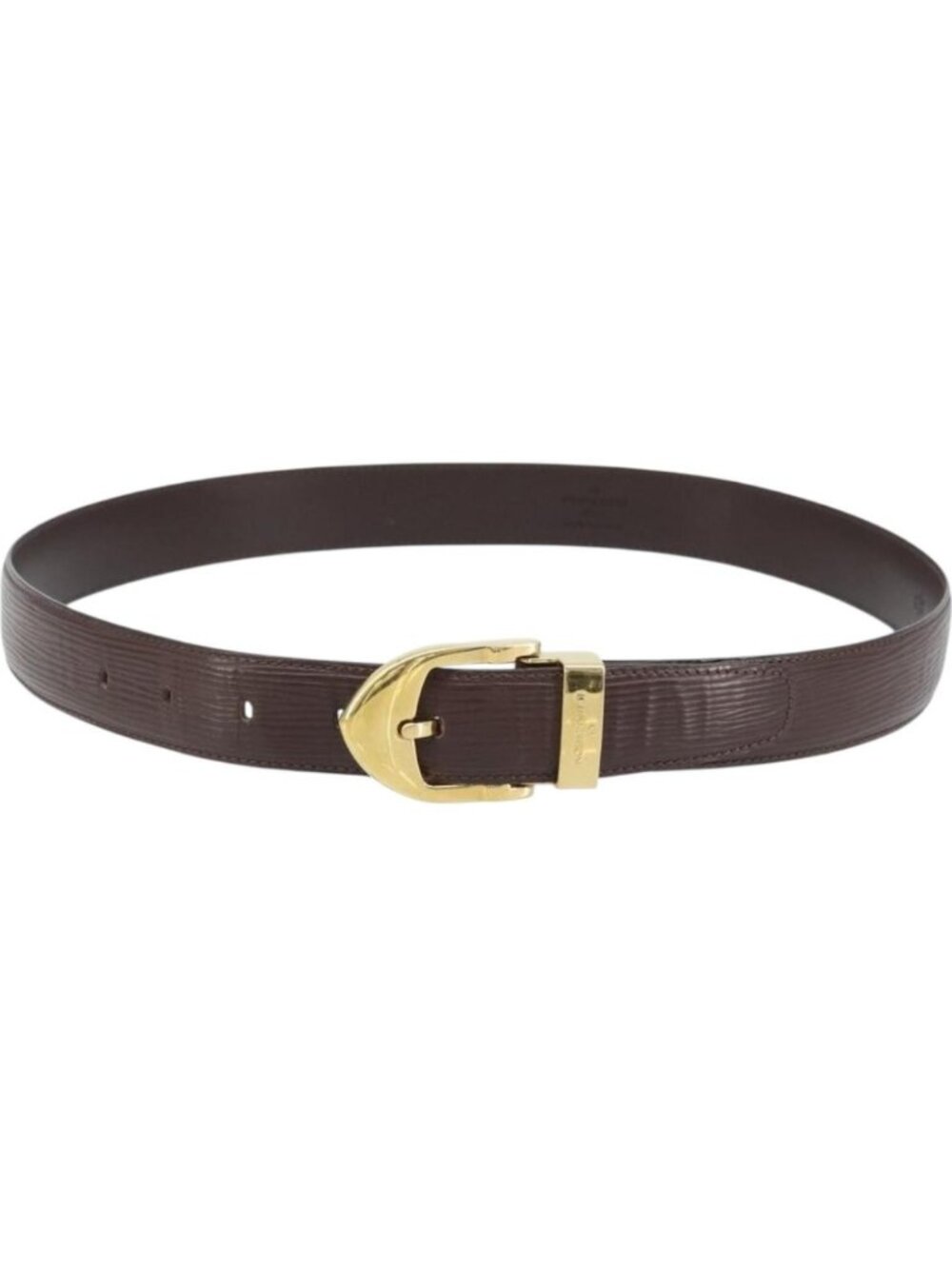 LOUIS VUITTON Epi Ceinture Belt 35.4"" Brown mocha